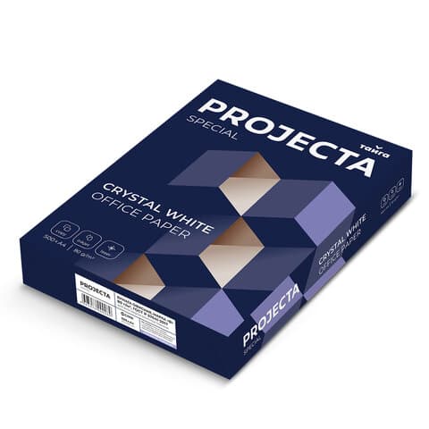 Бумага офисная А4, 80 г/м2, 500 л., марка В, PROJECTA SPECIAL, Россия, 153% (CIE)