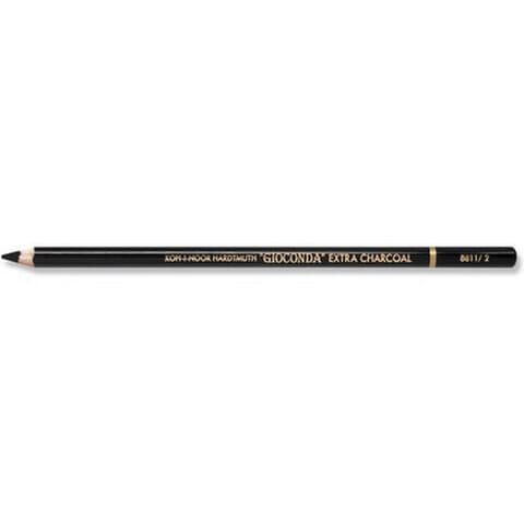 Карандаш угольный KOH-I-NOOR, 1 шт., "Gioconda" EXTRA, черный, B, 8811002003KS