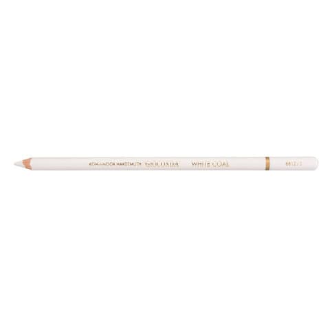 Карандаш угольный KOH-I-NOOR, 1 шт., "Gioconda" EXTRA, белый, HB, 8812003003KS
