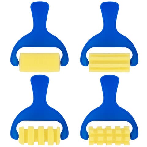 Валики для рисования художественные, набор 4 штуки, BRAUBERG ART DEBUT, 201090