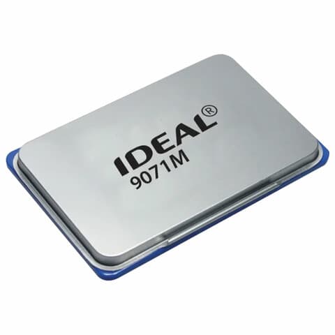 Штемпельная подушка TRODAT IDEAL 9071Мс, 90х56 мм, металлический корпус, синяя, 153125/190092