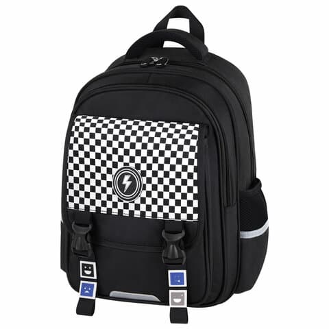 Рюкзак BRAUBERG SNAP, 2 отделения, 3 кармана, "Stylish checks", 39х28х16 см, 273130