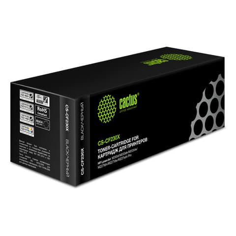 Картридж лазерный CACTUS (CS-CF230X) для HP LaserJetPro M227fdw/M227sdn/M203dn, ресурс 3500 стр.
