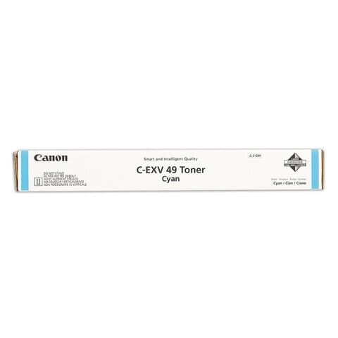 Тонер CANON (C-EXV49C) для Canon IR C3320/C3320i/C3325i/C3330i/C3500, голубой, ресурс 19000 страниц, оригинальный, 8525B002