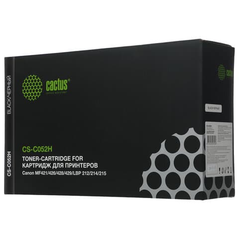 Картридж лазерный CACTUS (CS-C052H) для Canon MF421/426/428/429/LBP 212/214/215, ресурс 9200 страниц