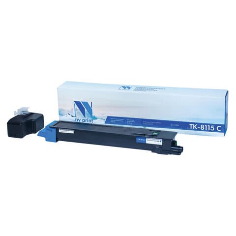 Тонер-картридж NV PRINT (NV-TK8115C) для Kyocera M8124cidn/M8130cidn, голубой, ресурс 6000 страниц, NV-TK8115С