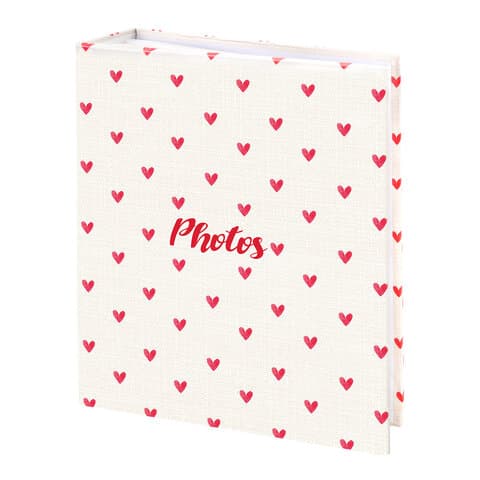 Фотоальбом BRAUBERG "Cute hearts" на 200 фото 10х15 см, твердая обложка, 391427