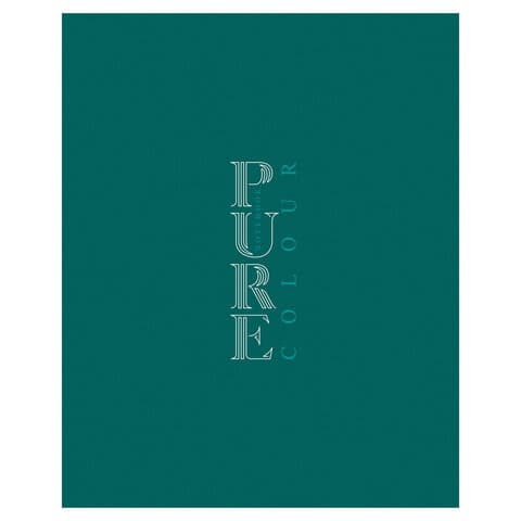 Тетрадь А5, 96 л., HATBER-ECO, скоба, офсет №2, ЭКОНОМ, клетка, обложка картон, PURE colour, "Малахит", 092126, 96Т5C1_34815