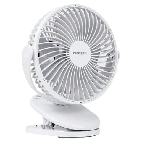 Вентилятор настольный CENTEK CT-5045, 4 режима, d=15 см, 5 Вт, белый