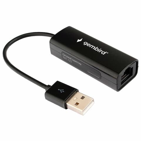 Сетевой адаптер Ethernet GEMBIRD USB 2.0 – Fast Ethernet adapter, RTL8152, NIC-U2