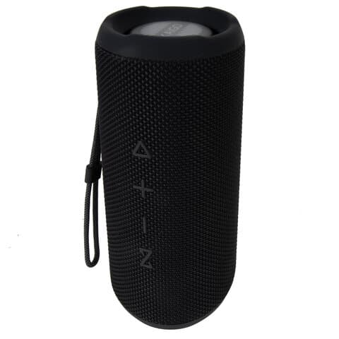 Колонка портативная влагозащищенная KAIGO (КАЙГО) BT16T, 10 Вт, Bluetooth, Micro SD, AUX, RGB, TWS, IPX7, черная, 514225