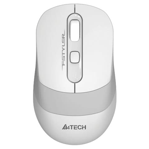 Мышь беспроводная A4TECH Fstyler FG10, USB, 4 кнопки, оптическая, белая, 1147569