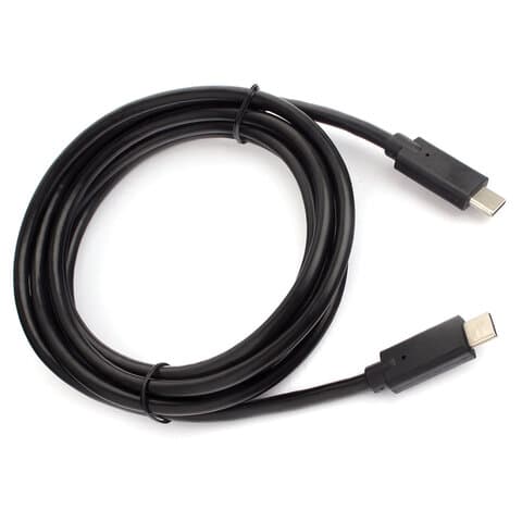 Кабель USB 3.1 Type-C-Type-C, 1,8 м, CABLEXPERT, 5 А, 100 Вт, PD/QC3.0, медь, черный, CCP-USB3.1-CMCM2-1.8M