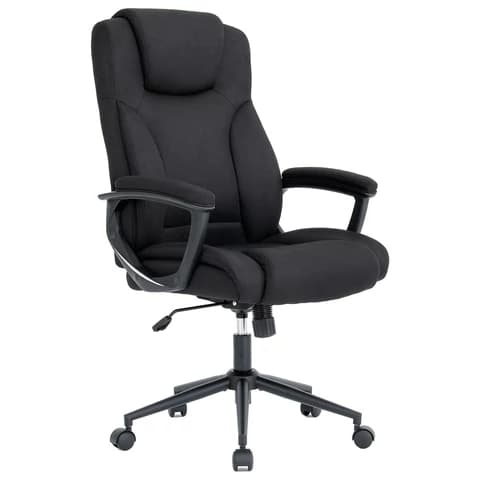Кресло BRABIX PREMIUM "Adagio EX-551", ткань, пятилучие металл, черное, 532938