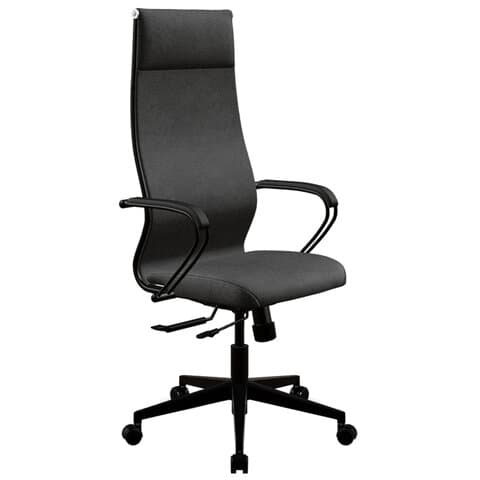 Кресло МЕТТА "ErgoLife" 10 B1-162K, пластик, синхромеханизм, ткань, темно-серое