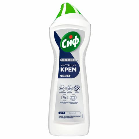 Чистящее средство крем 750 мл, СИФ PROFESSIONAL "Active Fresh"