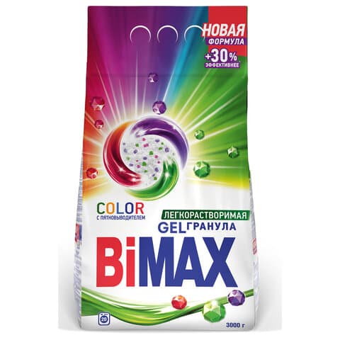 Стиральный порошок-автомат 3 кг, BIMAX "Color", 2519-1АХ
