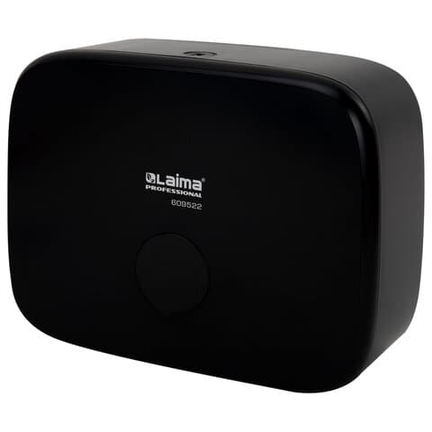Диспенсер для полотенец LAIMA PROFESSIONAL PREMIUM BLACK (Система H2), Z-сложения, черный, ABS-пластик, 609522
