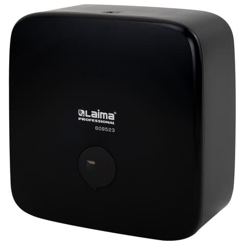 Диспенсер для полотенец LAIMA PROFESSIONAL PREMIUM BLACK (Система H3), V-сложения, черный, ABS-пластик, 609523