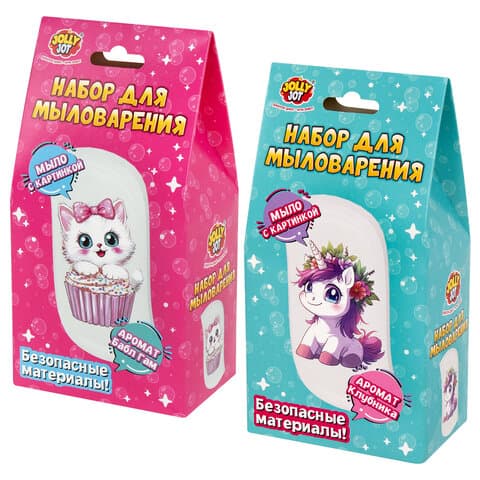 Мыло, набор для мыловарения, 1 мыло-картинка, АССОРТИ, 2 вида, JOLLY JOT (ДЖОЛЛИ ДЖОТ), 665979