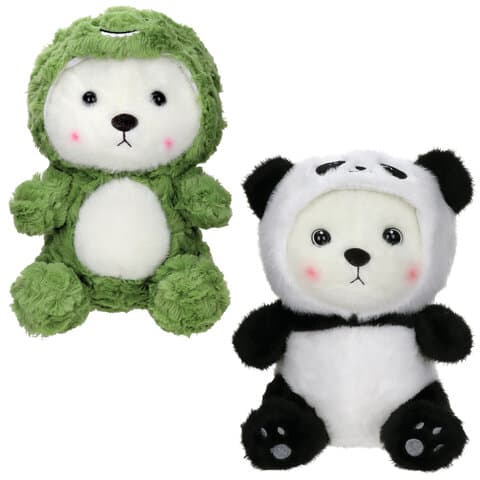 Игрушка мягкая "Мишка в костюмчике", 23 см, ассорти 2 дизайна, WOOZOO (ВУЗУ), 666779