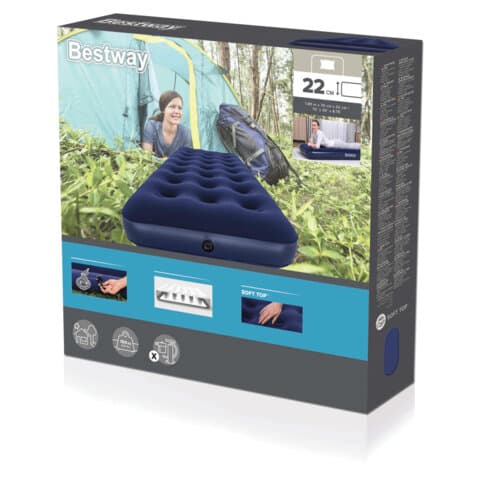 Надувной матрас 76х185х22 см, до 150 кг, BESTWAY, 67000