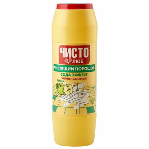 Чистящее средство порошок 400 г ЧИСТОЛЮБ "Яблоко", 2300054