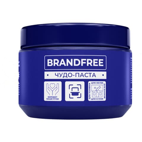 Чистящая паста для уборки 500 г BRANDFREE, пятновыводитель для твёрдых поверхностей