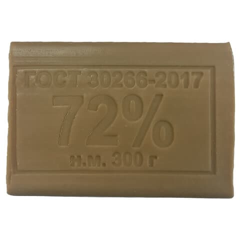 Мыло хозяйственное 72% 300 г (Меридиан), без упаковки, МИНПРОМТОРГ