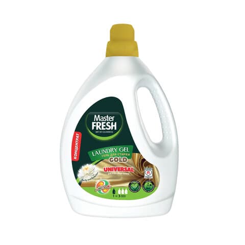 Гель для стирки для всех типов тканей 2,75 л MASTER FRESH GOLD UNIVERSAL, концентрат, С0007216
